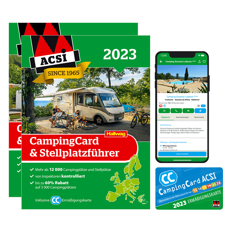 ACSI Camping: Stellplatzführer für Camping in Europa