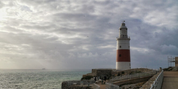 Trinity House Leuchtturm in Gibraltar