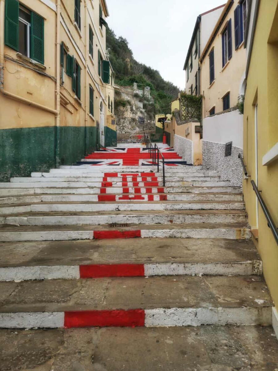 Library Steps in Gibraltar