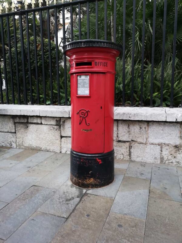 Briefkasten in Gibraltar