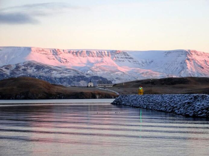 Insel Viðey in der Faxaflói Bucht