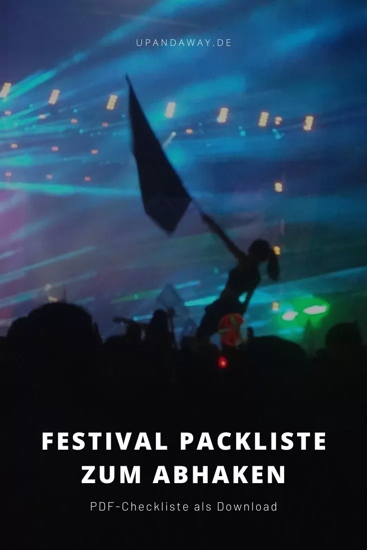 Festival Packliste als PDF-Checkliste zum Abhaken